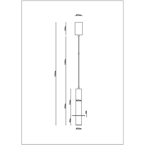 Подвес ARTE LAMP ASCELLA A2034SP-1BK