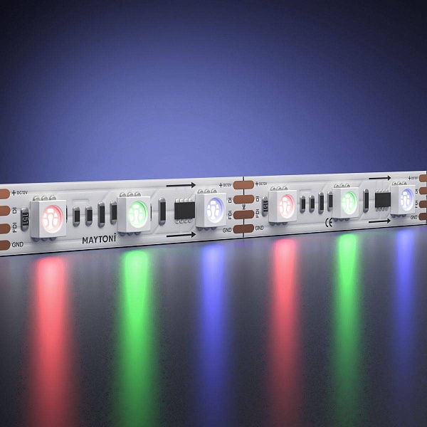 Лента LED ULTRA 14,4W/m 12V IP20 5050/60 RGB 10mm (5м) 201242 MAYTONI