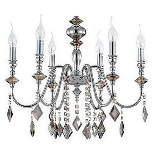 Люстра подвесная CRYSTAL LUX MERCEDES MERCEDES SP6 CHROME/SMOKE