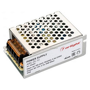 Блок питания ARLIGHT ARS 12V 25W IP20 26681