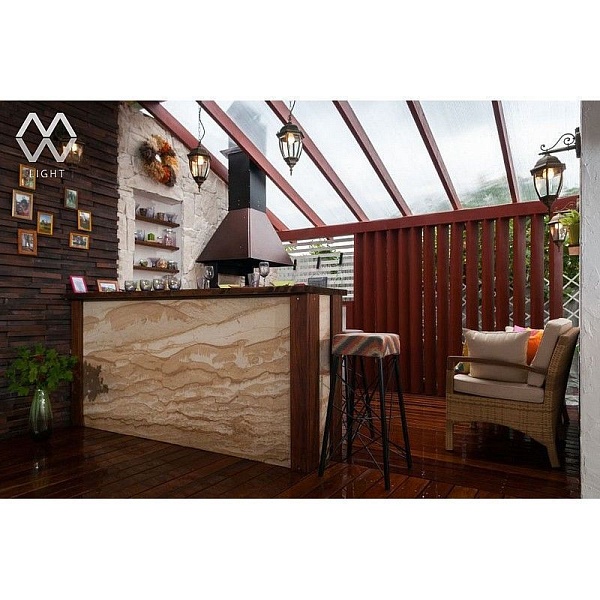 Светильник уличный подвесной DE MARKT Фабур 804010401