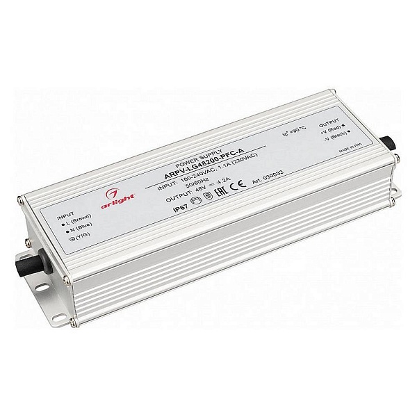 Блок питания ARLIGHT ARPV-LG 48V 200W IP67 30033