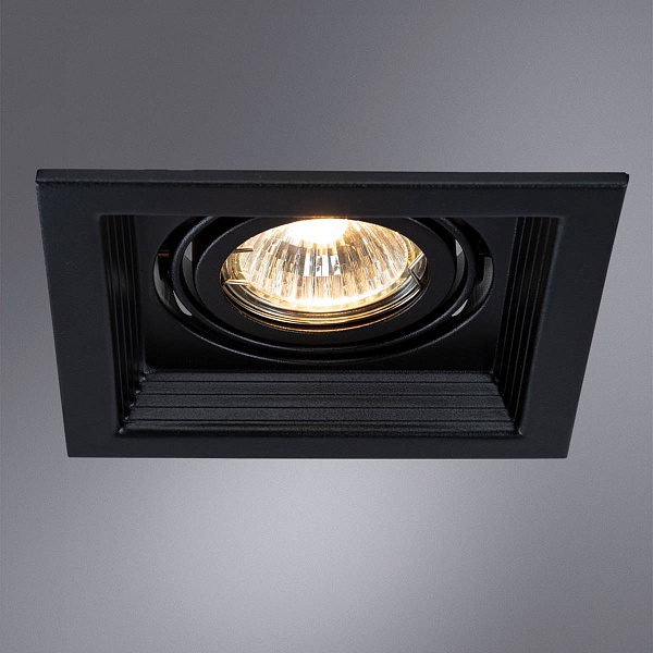 Светильник встраиваемый ARTE LAMP CANIS A6661PL-1BK
