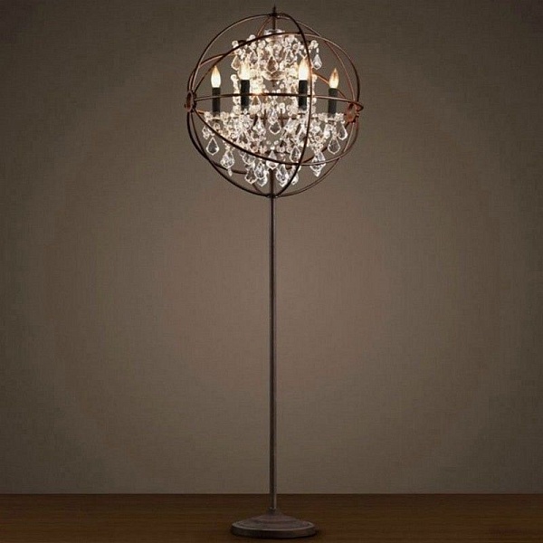Торшер LOFT IT FOUCAULTS ORB CRYSTAL LOFT1897FT