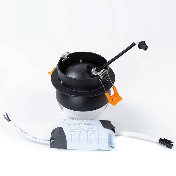 Светильник встраиваемый ARTE LAMP DENEB A7249PL-1BK
