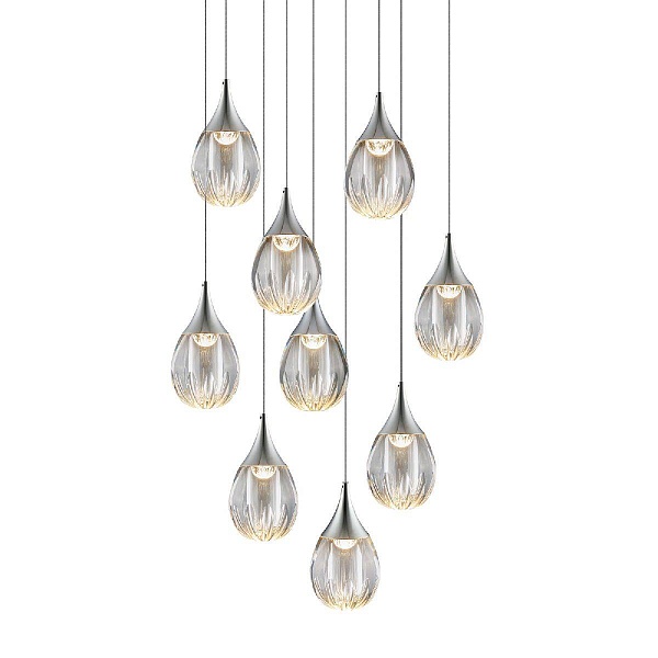 Подвес DELIGHT COLLECTION STILLA MD24001004-9A chrome/clear