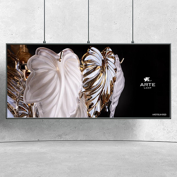 Люстра подвесная ARTE LAMP LILLY A4070LM-9GO