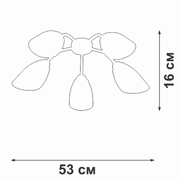 Люстра потолочная VITALUCE  V31950/5PL