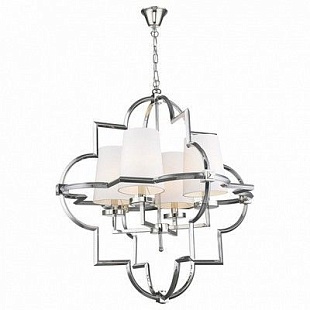 Люстра подвесная DELIGHT COLLECTION MANDEVILLE KM0728P-4L nickel