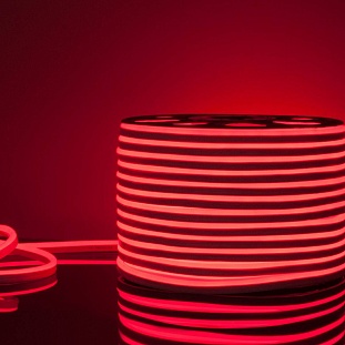 Лента LED ГИБКИЙ НЕОН 9,6 W/m 220V IP67 2835/240 RED 8mm (50м) a040595 ELEKTROSTANDARD