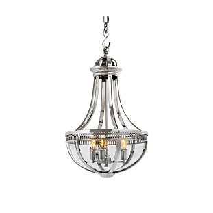 Люстра подвесная DELIGHT COLLECTION CAPITOL KM0287P-4 nickel