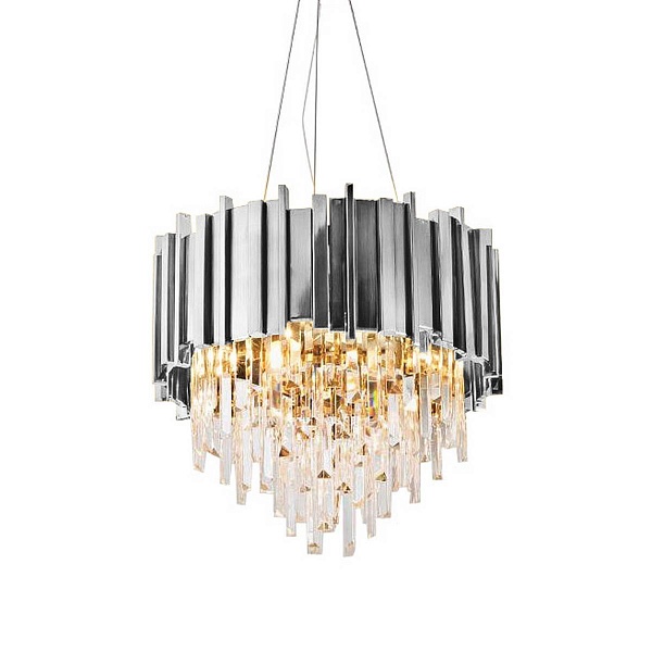 Люстра подвесная DELIGHT COLLECTION BARCLAY A006-400 L4 silver