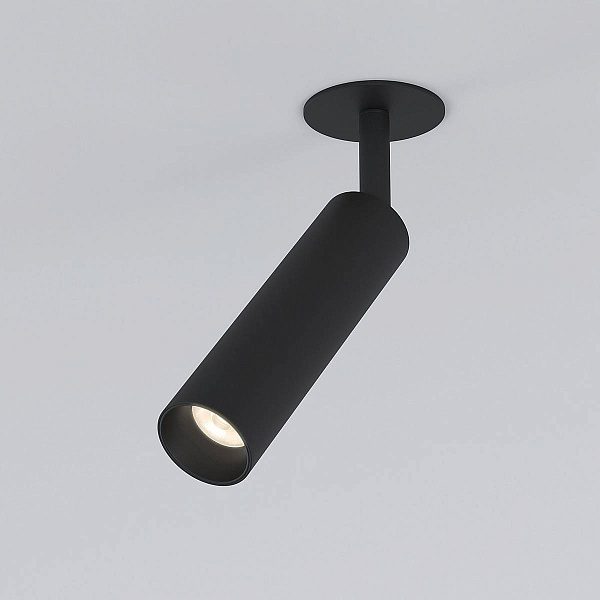 Светильник встраиваемый ELEKTROSTANDARD DIFFE Diffe черный 8W 4200K (25040/LED)
