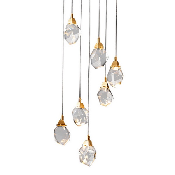 Подвес DELIGHT COLLECTION CRYSTAL ROCK MD-020B-7 gold