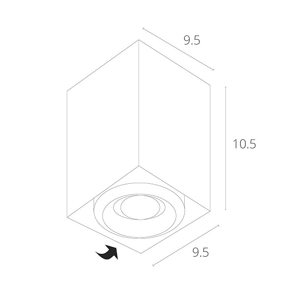 Спот ARTE LAMP PICTOR A5654PL-1WH