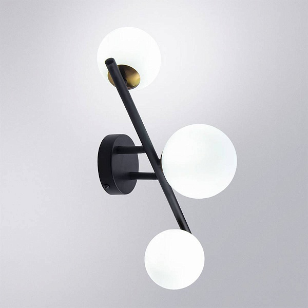Бра ARTE LAMP GEMINI A2243PL-3BK