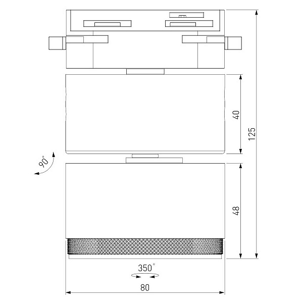 Трековый светильник ELEKTROSTANDARD IMPACT 85514/01 a062872