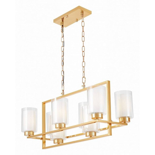 Люстра подвесная LUMINA DECO LINO LDP 1239-8 F.GD