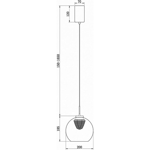 Подвес FREYA FUME FR5399PL-L4BS2