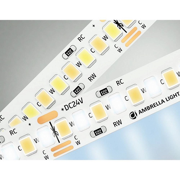 Лента LED 18 W/m 24V IP20 2835/240 3000-6500K 10mm (5м) GS4151 AMBRELLA LIGHT