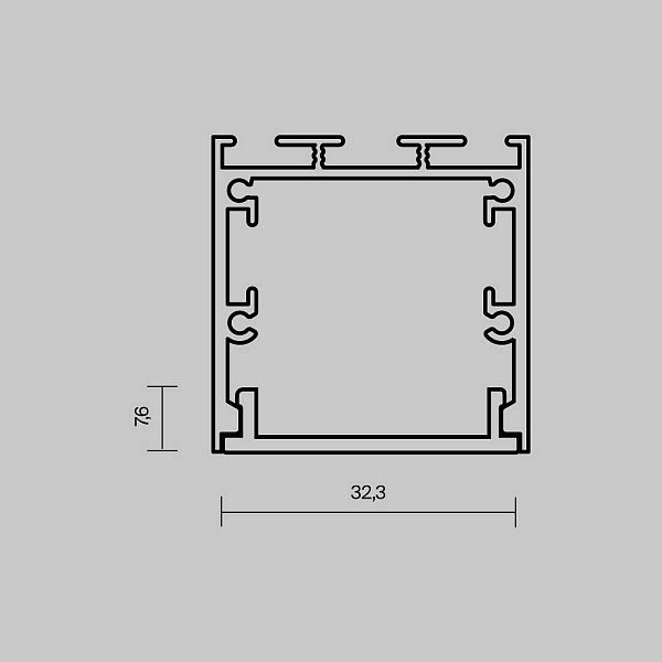 Рассеиватель MAYTONI LED STRIP PROFIL 642041