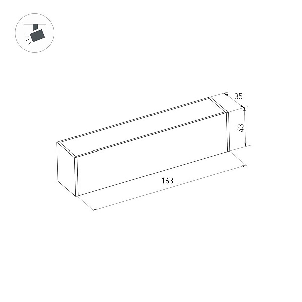 Коннектор прямой ARLIGHT MAG-45 34999