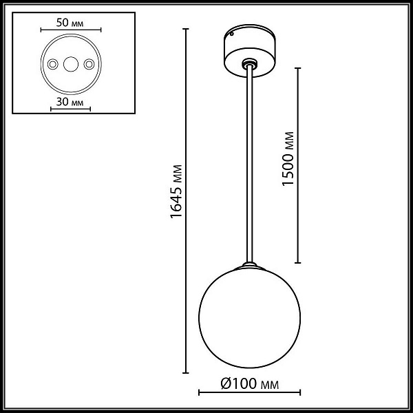 Светильник уличный подвесной ODEON LIGHT NATURE 7124/1