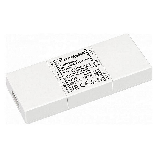 Блок питания ARLIGHT ARV-SP-FLAT 24V 12W IP20 33258