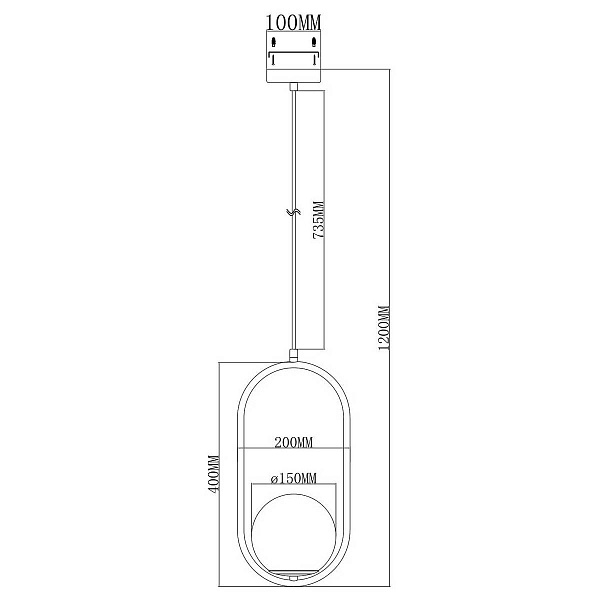 Подвес MODERLI KLASTER V11585-1P