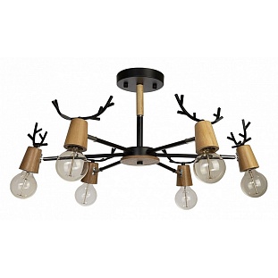 Люстра потолочная LOFT IT SVEN 10024/6 Black