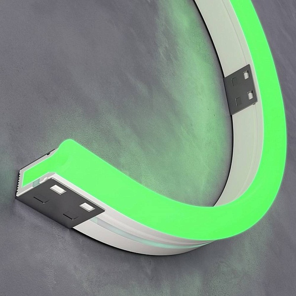 Лента LED ГИБКИЙ НЕОН 9,6 W/m 24V IP67 2835/120 Green 8mm (5м) 20051 MAYTONI