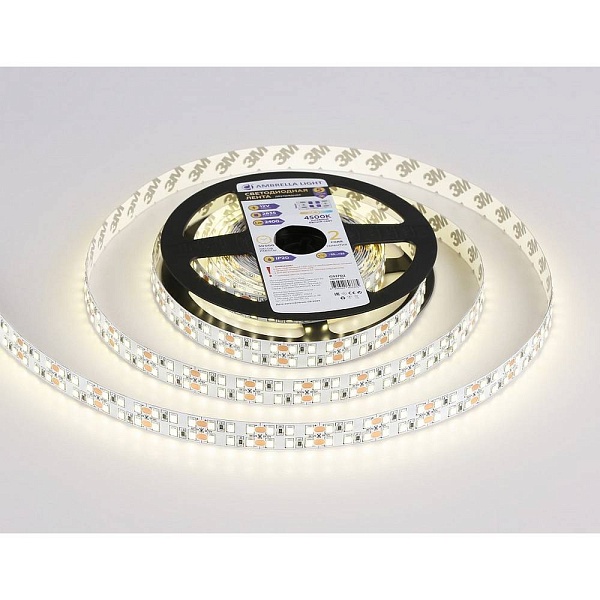 Лента LED 24 W/m 12V IP20 2835/240 4500K 14mm (5м) GS1702 AMBRELLA LIGHT