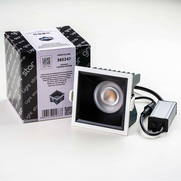 Светильник встраиваемый LIGHTSTAR CICLONE 385247