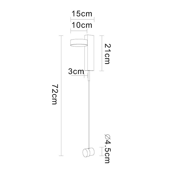 Бра ARTE LAMP MIRACH A2142AP-10PB