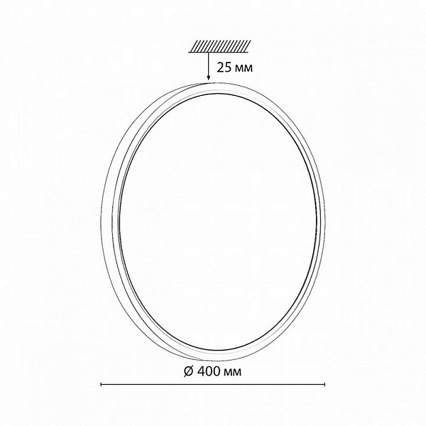 Светильник настенно-потолочный СОНЕКС OMEGA BLACK 7662/32L