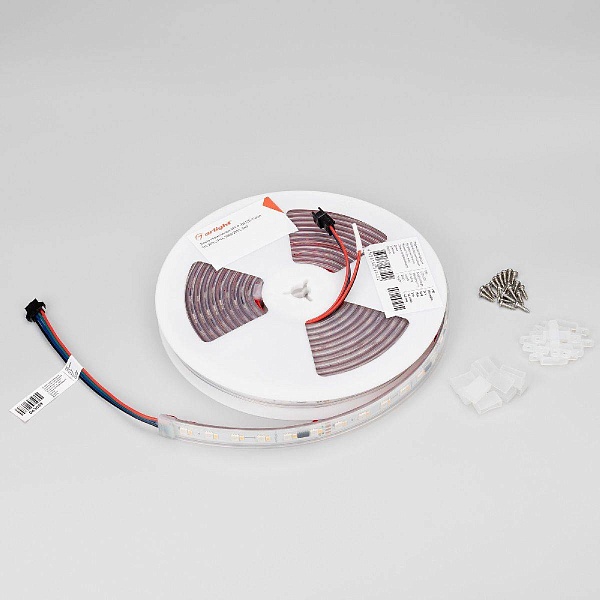 Лента LED SPI-P-BA120 16 W/m 24V IP66 5060+2835/120 RGB+6000K 14mm (5м) 49401 ARLIGHT