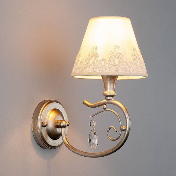 Бра EUROSVET INCANTO 60069/1 серебро