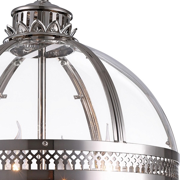 Люстра подвесная DELIGHT COLLECTION RESIDENTIAL KM0115P-4M nickel