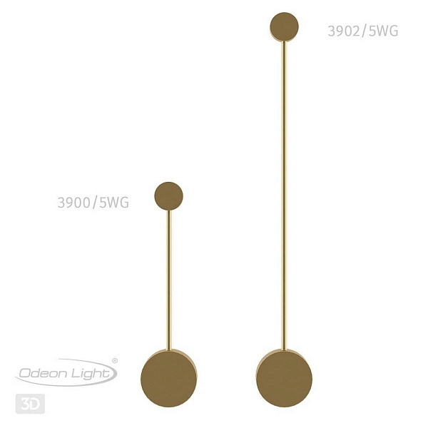 Бра ODEON LIGHT SATELLITE 3902/5WG