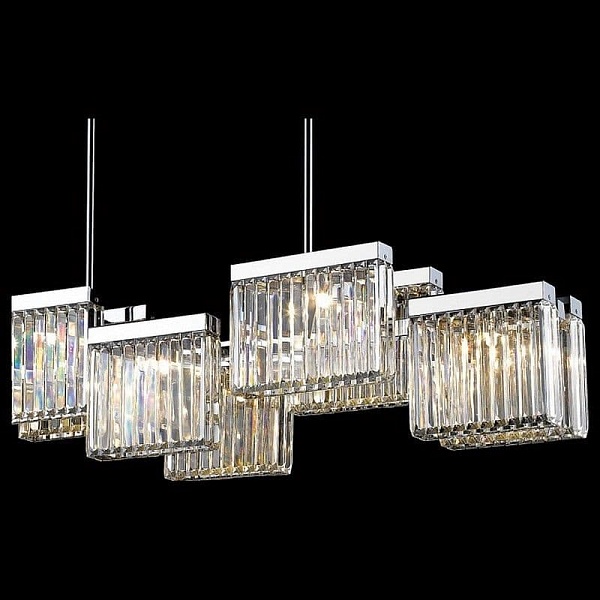 Люстра подвесная DELIGHT COLLECTION BROADWAY EP68031L-10 chrome