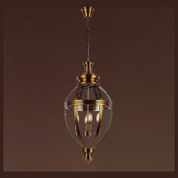Люстра подвесная DELIGHT COLLECTION ARCADIA KM0118P-4 brass