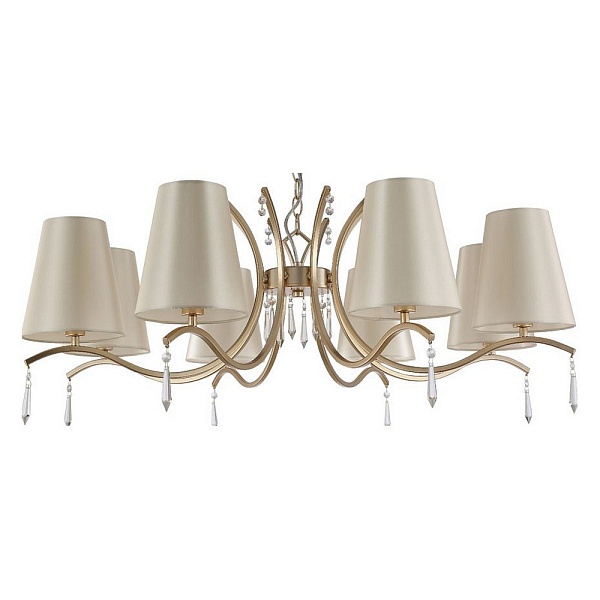 Люстра подвесная CRYSTAL LUX RENATA RENATA SP8 GOLD