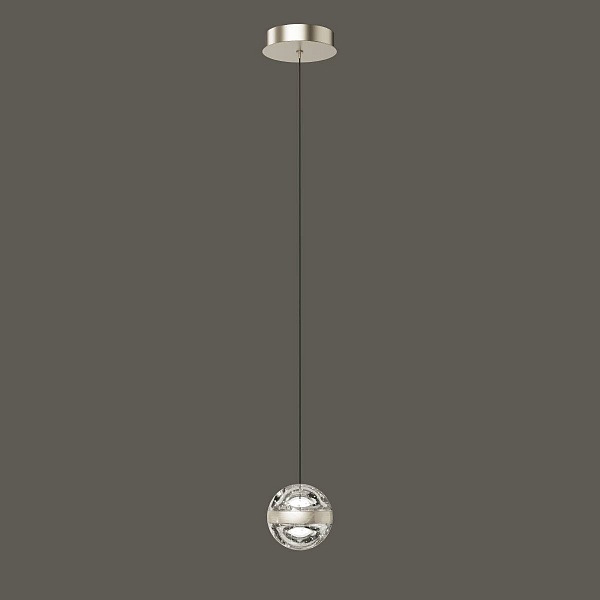 Подвес DELIGHT COLLECTION FRIZZANTE MD23030088-1A nickel/clear