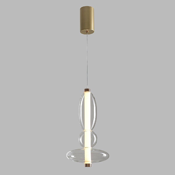 Подвес CRYSTAL LUX QUASAR QUASAR SP10W LED TRANSPARENT
