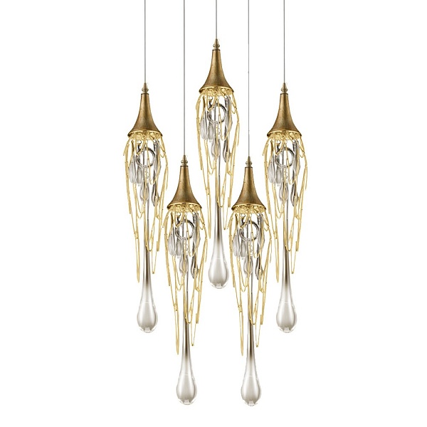 Подвес DELIGHT COLLECTION GODDESS TEARS P68009L-5/R gold