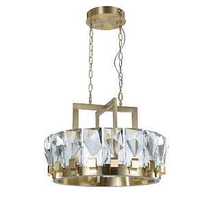Люстра подвесная DELIGHT COLLECTION PERUZZI GM0034-P12-2 ant.brass