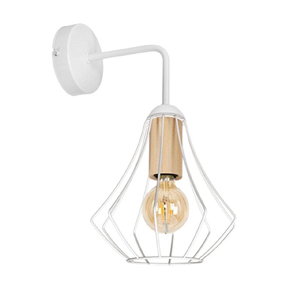 Бра IMEX  MD.9053-1-W-WH+WOOD