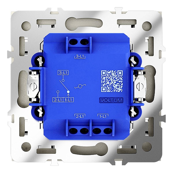 Переключатель 1-кл, S70, Шелк, VLS010304, VOLTUM