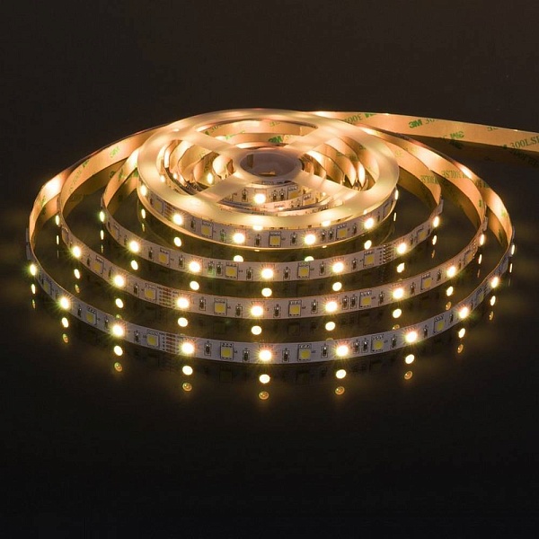 Лента LED 14,4 W/m 24V IP20 5050/60 RGB+6500K 10mm (5м) a053731 ELEKTROSTANDARD