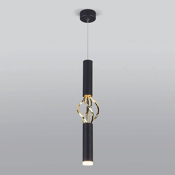 Подвес EUROSVET LANCE 50191/1 LED черный/золото a049107